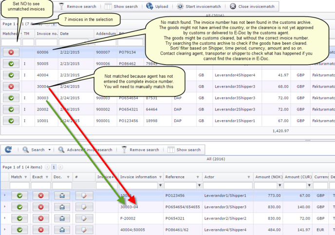 Invoice match ENG 15