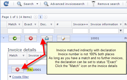 Invoice match ENG 20