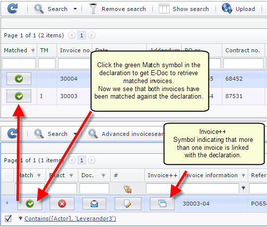 Invoice match ENG 31